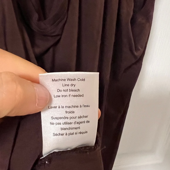 Aritzia TNA brown burgundy tank top sz xs xsmall worn once - Picture 5 of 5